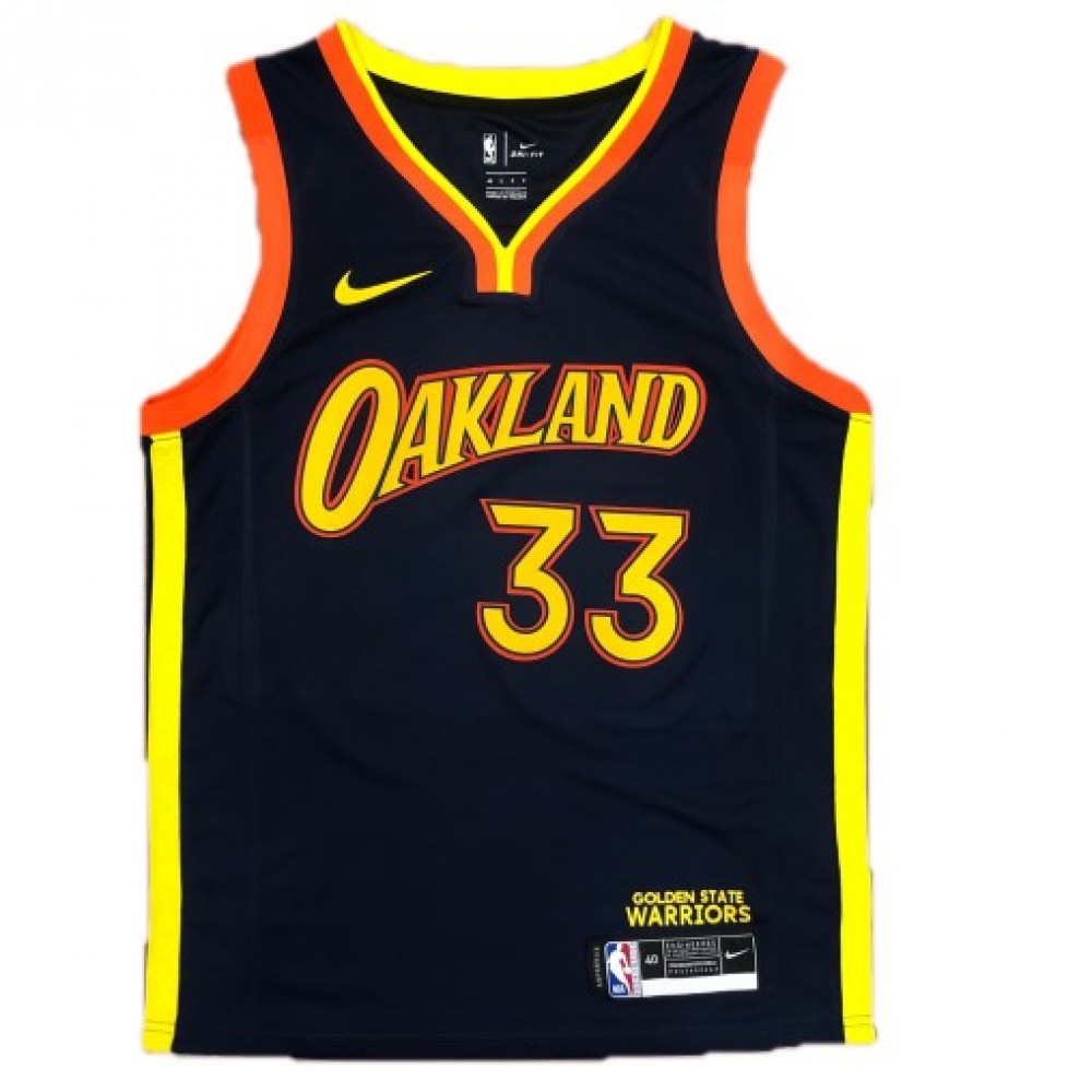 Men's Golden State Warriors James Wiseman #33 Navy 2020/21 Swingman Jersey - City Edition-Pro Kit Vault | Brand New 26/27 Sports Jerseys